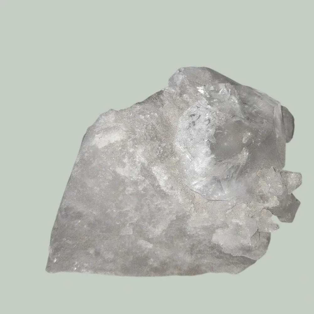 Natural Raw Clear Quartz Crystal Point Rough Mineral Specimen 3.25
